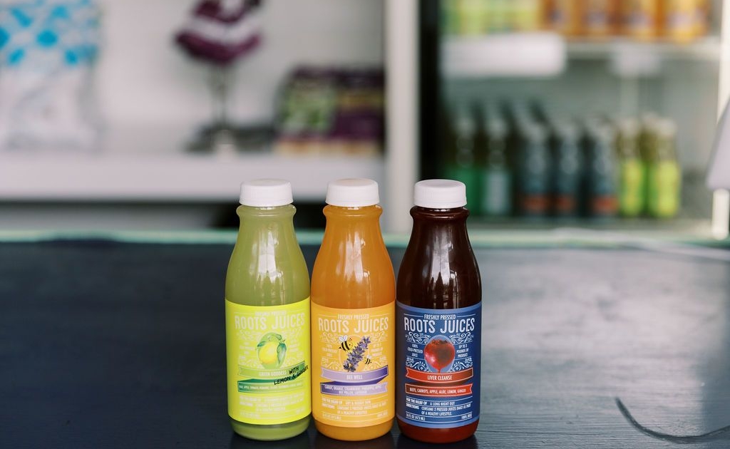 Fruit juices by Roots Juice
